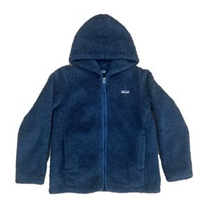 Patagonia Girls' Los Gatos Hoodie Full Zip Size Medium  STY65485  navy Blue